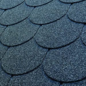 Ασφαλτικό Κεραμίδι Στρογγυλό Μαύρο