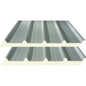 Πάνελ οροφής τραπεζοειδές χρώμα RAL9002 - Theoprofil.com