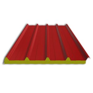 Πάνελ Οροφής Τραπεζοειδές - Πάχους 3 cm 3.5 cm 4 cm 5 cm Χρώμα RAL 3013 - Πάνελ πολυουρεθάνης