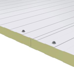 Πάνελ Πλαγιοκάλυψης Φανερή Στήριξη RAL 9002